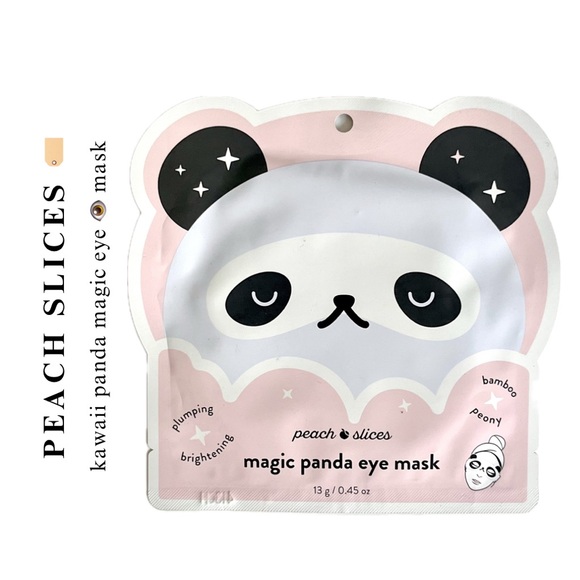 🏷️ peach slices • kawaii panda magic eye mask - Picture 3 of 11